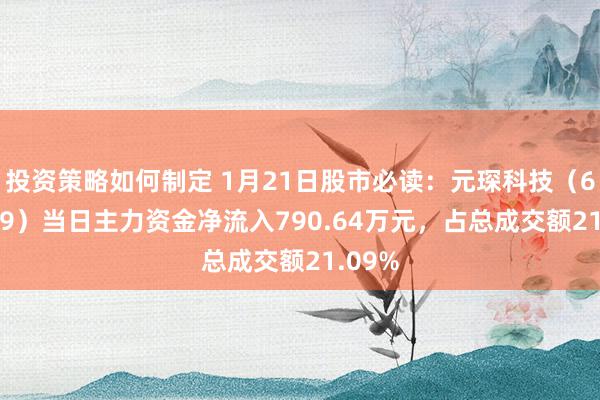 投资策略如何制定 1月21日股市必读：元琛科技（688659）当日主力资金净流入790.64万元，占总成交额21.09%